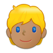 Person: Medium Skin Tone, Blond Hair on Samsung One UI 4.0