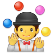 Person Juggling on Samsung One UI 4.0
