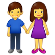 Woman and Man Holding Hands on Samsung One UI 4.0