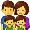 Family: Man, Woman, Boy, Boy on Samsung One UI 5.0