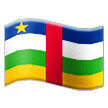 Flag: Central African Republic on Samsung One UI 5.0
