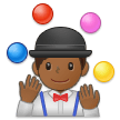 Man Juggling: Medium-Dark Skin Tone on Samsung One UI 5.0