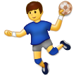 Man Playing Handball on Samsung One UI 5.0