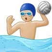 Man Playing Water Polo: Medium-Light Skin Tone on Samsung One UI 5.0