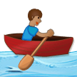 Man Rowing Boat: Medium Skin Tone on Samsung One UI 5.0