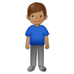 Man Standing: Medium Skin Tone on Samsung One UI 5.0