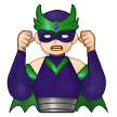 Man Supervillain: Light Skin Tone on Samsung One UI 5.0