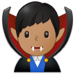 Man Vampire: Medium Skin Tone on Samsung One UI 5.0