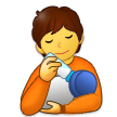 Person Feeding Baby on Samsung One UI 5.0
