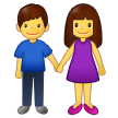 Woman and Man Holding Hands on Samsung One UI 5.0
