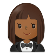 Woman in Tuxedo: Medium-Dark Skin Tone on Samsung One UI 5.0