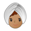 Woman Wearing Turban: Medium Skin Tone on Samsung One UI 5.0