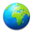 Globe Showing Europe-Africa on Samsung Touchwiz 6.0