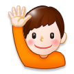 Person Raising Hand on Samsung Touchwiz 6.0