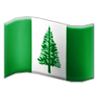 Flag: Norfolk Island on Samsung TouchWiz 7.0