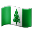 Flag: Norfolk Island on Samsung TouchWiz 7.1