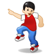 Man Dancing: Light Skin Tone on Samsung TouchWiz 7.1