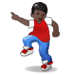 Man Dancing: Dark Skin Tone on Samsung TouchWiz 7.1