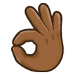 OK Hand: Medium-Dark Skin Tone on Samsung TouchWiz 7.1