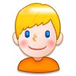 Man: Blond Hair on Samsung Experience 8.0