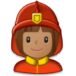 Woman Firefighter: Medium Skin Tone on Samsung Experience 8.0