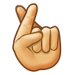 Crossed Fingers on Samsung Experience 8.0