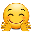 Smiling Face with Open Hands on Samsung Experience 8.0
