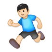 Man Running: Light Skin Tone on Samsung Experience 8.0