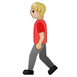 Man Walking: Medium-Light Skin Tone on Samsung Experience 8.0