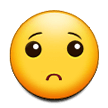 Slightly Frowning Face on Samsung Experience 8.0