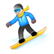 Snowboarder: Light Skin Tone on Samsung Experience 8.0