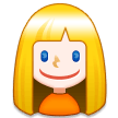 Woman: Blond Hair on Samsung Experience 8.1