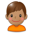 Boy: Medium Skin Tone on Samsung Experience 8.1
