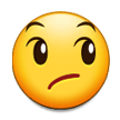 Disappointed Face on Samsung Experience 8.1