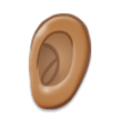 Ear: Medium Skin Tone on Samsung Experience 8.1