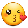 Face Blowing a Kiss on Samsung Experience 8.1