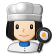 Woman Cook: Light Skin Tone on Samsung Experience 8.1