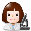 Woman Scientist on Samsung Experience 8.1