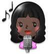 Woman Singer: Dark Skin Tone on Samsung Experience 8.1