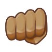 Oncoming Fist: Medium Skin Tone on Samsung Experience 8.1
