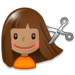 Person Getting Haircut: Medium Skin Tone on Samsung Experience 8.1