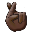 Crossed Fingers: Dark Skin Tone on Samsung Experience 8.1