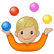 Person Juggling: Medium-Light Skin Tone on Samsung Experience 8.1