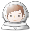 Man Astronaut on Samsung Experience 8.1