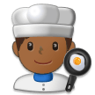 Man Cook: Medium-Dark Skin Tone on Samsung Experience 8.1
