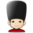 Man Guard: Light Skin Tone on Samsung Experience 8.1
