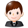 Man Office Worker on Samsung Experience 8.1