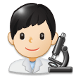 Man Scientist: Light Skin Tone on Samsung Experience 8.1