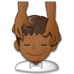 Man Getting Massage: Medium-Dark Skin Tone on Samsung Experience 8.1