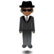Person in Suit Levitating: Medium-Dark Skin Tone on Samsung Experience 8.1